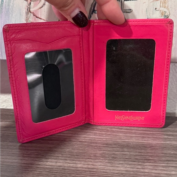 YSL Card Holder Pink - Picture 4 of 5